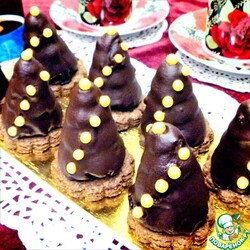 Пирожное "Картошка-ёлочка" в шоколадной глазури