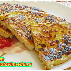 Ленивые хачапури с сыром на сковороде