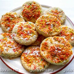 Песочное печенье из ржаной и пшеничной муки. Рецепт с фото