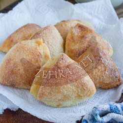 Вкуснейшие творожные треугольники с сахаром