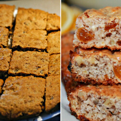 Печенье «Мазурка»: много изюма, орехов и самая малость муки. Хрустящая выпечка к чаю!