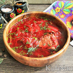 Борщ с квашеной капустой рецепт с фото