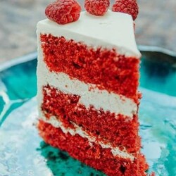 Торт Красный Бархат с кремом чиз на кефире