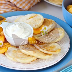 Оладьи с абрикосом