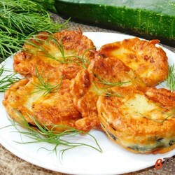 Кабачки в сырном кляре - пошаговый рецепт с фото