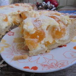 Творожно-мандариновый пирог
