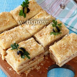 Закусочный торт наполеон