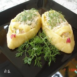 Порционный салатик "Башмачки"