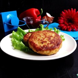 Рисовые котлеты с консервированной горбушей "Домашние"