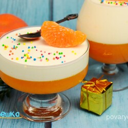 Мандариновый десерт