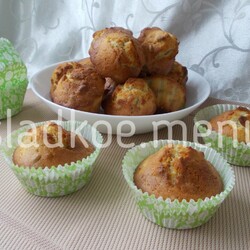 Кексы с семечками подсолнуха