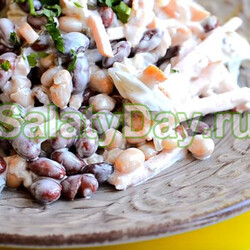 Салат из консервированной фасоли - имеет ряд преимуществ: рецепт с фото и видео