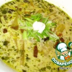 Суп грибной по-польски