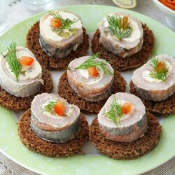 Рулет из сельди