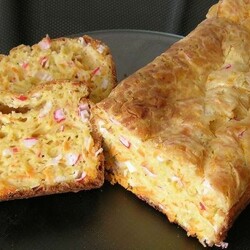 сырно-крабовый кекс