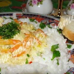 Рис с соусом из моркови и цветной капусты | Готовьте с нами