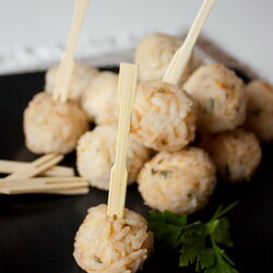 Шарики из курицы с рисом на Вкусном Блоге