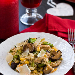 Ризотто а-ля терияки