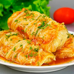 Вкуснейшие голубцы из пекинской капусты с необычной начинкой