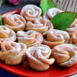 Творожное печенье "Розочки"