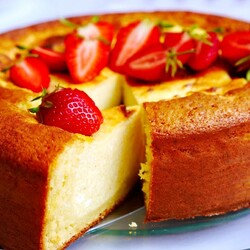 Мягкий и нежный! Простой творожный пирог «Вулкан»