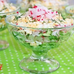 Салат с редисом необычный : Салаты