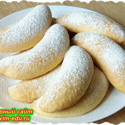 Печенье бананы с творожной начинкой. Видео рецепт