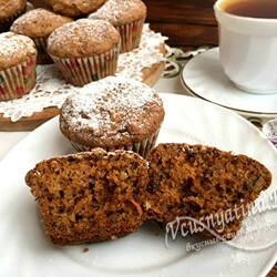 Морковные кексы: рецепт с фото пошагово в духовке