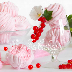 Зефир из красной смородины