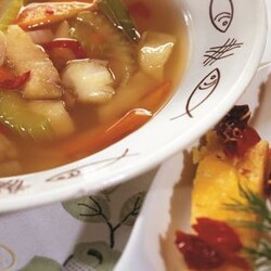 Рыбный суп с полентой, пошаговый рецепт с фото