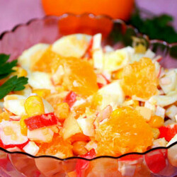 Четыре варианта крабового салата