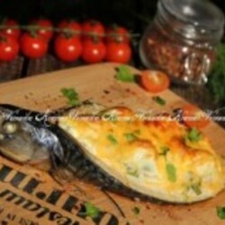 Фаршированная скумбрия, запеченная в духовке