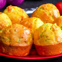 1 кабачок, 2 помидоры и 3 яйца! Даже дети могут приготовить