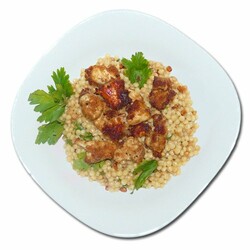 Кускус (Птитим) с курицей и кедровыми орешками. Рецепт приготовления с фото