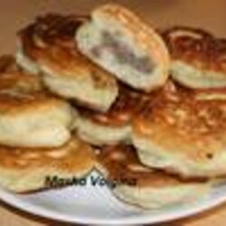 Оладушки с мясным фаршем