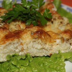 Цветная капуста в сливочно-горчичном соусе