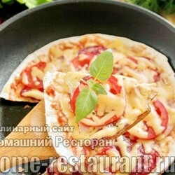 Пицца из лаваша на сковороде - Домашний Ресторан