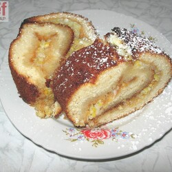 Рулет с начинкой из лимона (Лимонный рулет) / Десерт / Рецепты / Шеф-повар – простые и вкусные кулинарные рецепты, фото-рецепты, видео-рецепты