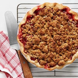 Клубничный пирог крамбл