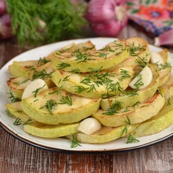Быстро маринованные кабачки - Совет да Еда