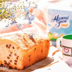 Кекс с апельсином «Коньячный дед». Ингредиенты: мука, яйца куриные, сахар