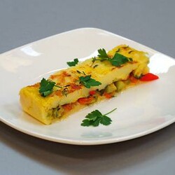 Террин из поленты рецепт - запеканка из поленты рецепт, рецепты полента