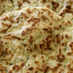 Рецепт лепешек с сыром на сковородке