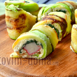 Кабачки с крабовыми палочками, закуска из кабачков - Готовим дома, рецепты с фото пошагово