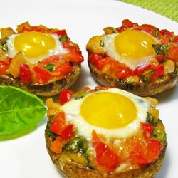 Фаршированные шампиньоны