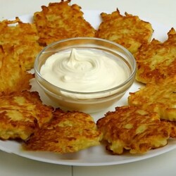 Вкусные яблочные оладьи "Кухня Наизнанку"