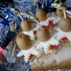 Новогодние канапе