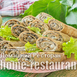 Рулетики из куриной печени с начинкой - Домашний Ресторан
