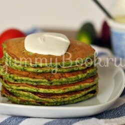 Шпинатные оладьи (панкейки) - простой и вкусный рецепт с пошаговыми фото