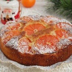 Кекс с красными апельсинами. Ингредиенты: сливочное масло, сахар, яйца куриные